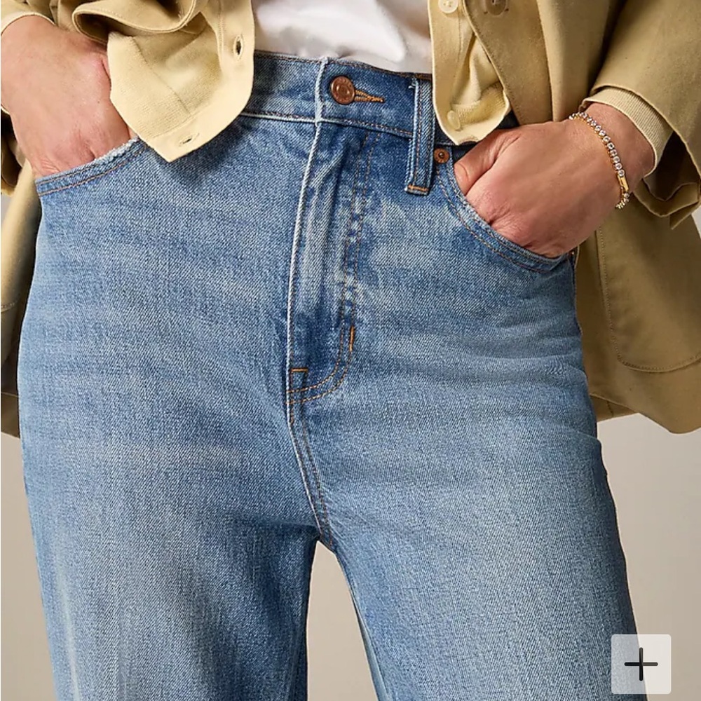 NWT J.Crew Wide-leg Trouser Jeans P27